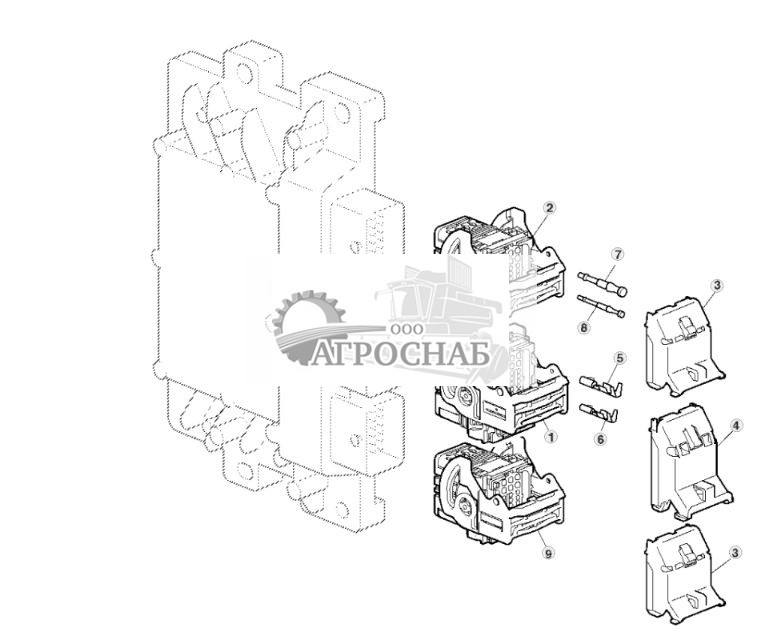 РАЗЪЕМ ДЛЯ ЭЛЕКТРОННЫХ БЛОКОВ УПРАВЛЕНИЯ - ST209038 66.jpg